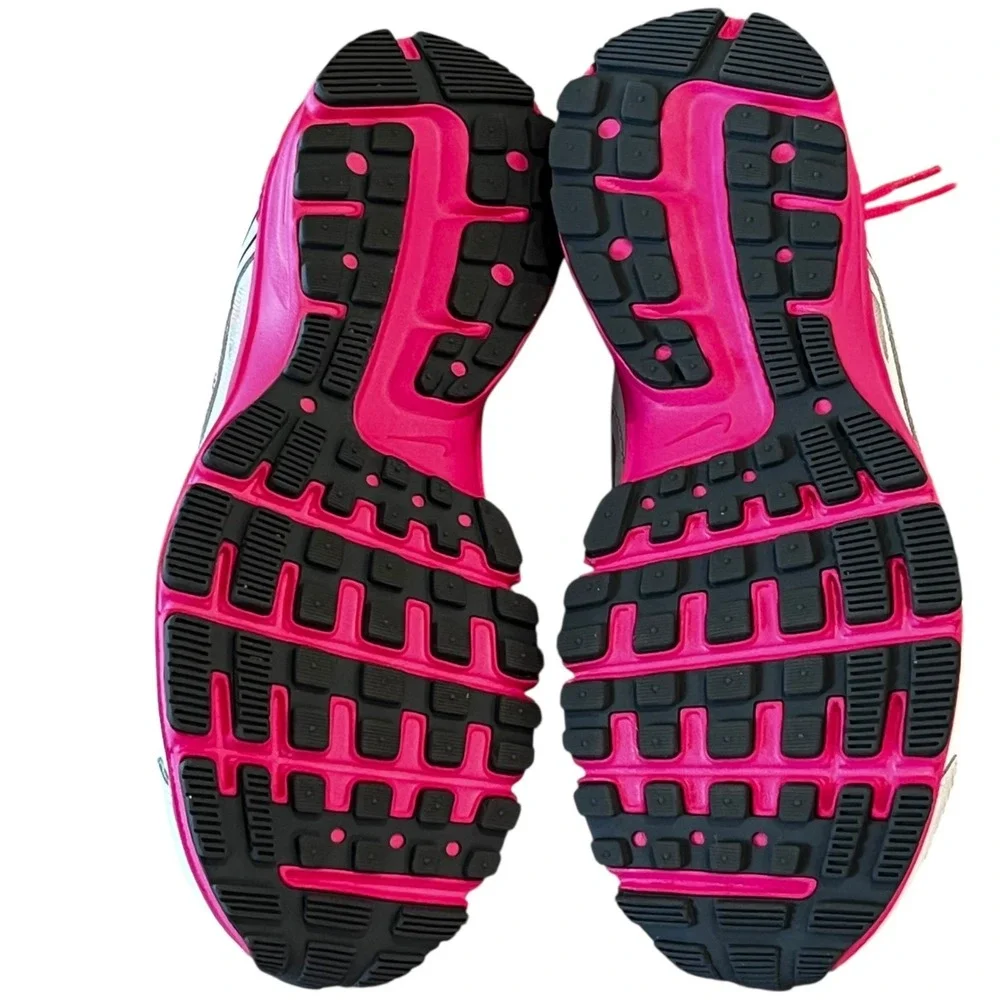 New Nike Air Relentless 3 Running Sneakers Womens 8 Gray‎ Pink 616596-001